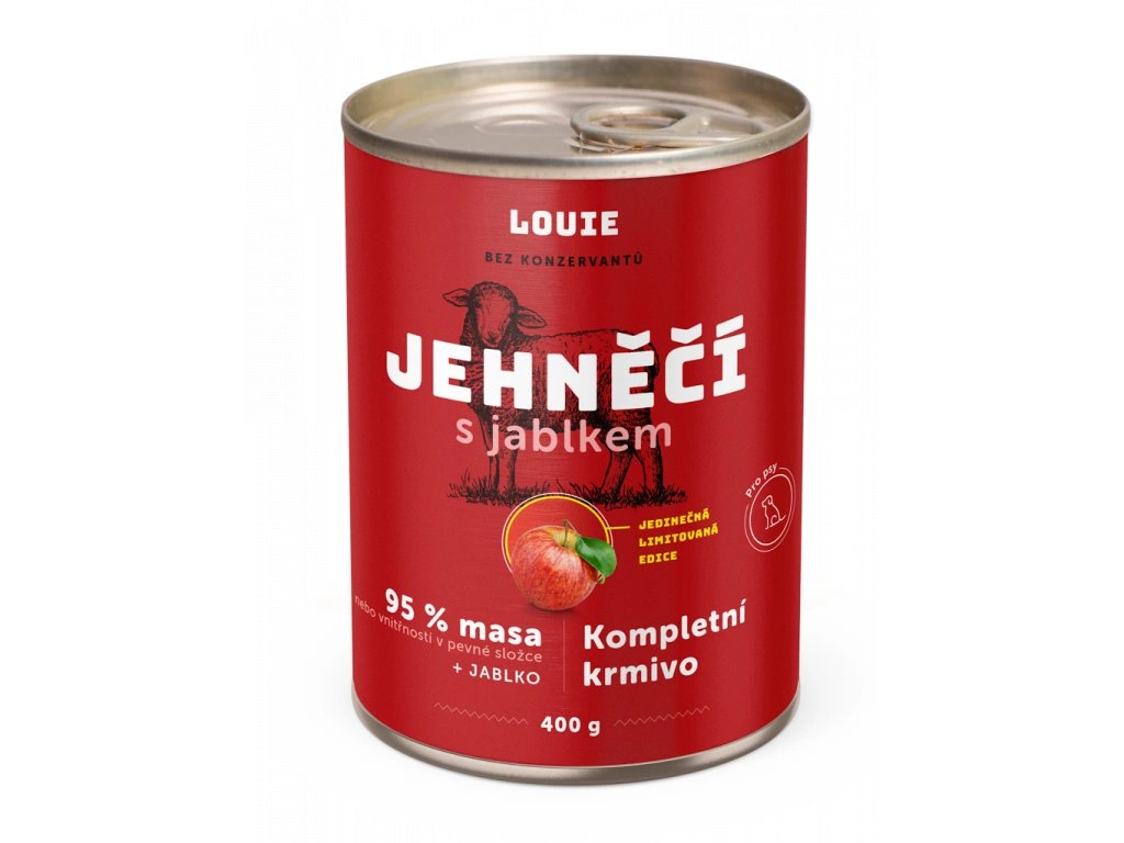 LOUIE bárány (95% szárazanyag) almával, vitaminokkal és ásványi anyagokkal 400 g_0